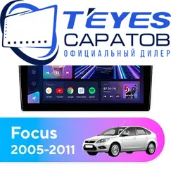 Штатная магнитола TEYES CC3 2K 4/64 9.5" для Ford Focus 2005-2011
