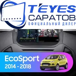 Штатная магнитола TEYES CC3 2K 360 6/128 9.5" для Ford EcoSport 2014-2018