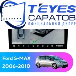 Штатная магнитола TEYES CC3 2K 360 6/128 10.36" для Ford S-MAX 2006-2010