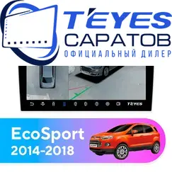 Штатная магнитола TEYES CC3 2K 360 6/128 10.36" для Ford EcoSport 2014-2018
