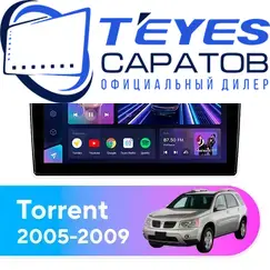 Штатная магнитола TEYES CC3 2K 4/32 10.36" для Pontiac Torrent 2005-2009