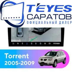 Штатная магнитола TEYES CC3 2K 360 6/128 10.36" для Pontiac Torrent 2005-2009