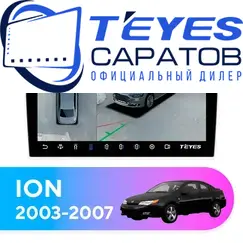 Штатная магнитола TEYES CC3 2K 360 6/128 10.36" для Saturn ION 2003-2007