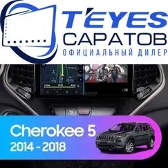 Штатная магнитола TEYES CC3 2K 4/32 10.36" для Jeep Cherokee 2013-2018