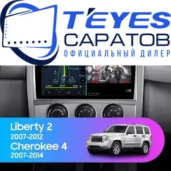 Штатная магнитола TEYES CC3 2K 4/32 10.36" для Jeep Cherokee 2007-2012