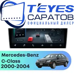 Штатная магнитола TEYES CC4 Pro 12/256 9.5" для Mercedes-Benz C-класс 2000-2004