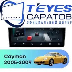 Штатная магнитола TEYES CC4 Pro 12/256 9.5" для Porsche Cayman 2005-2009