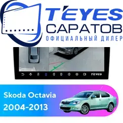Штатная магнитола TEYES CC3 2K 360 6/128 10.36" для Skoda Octavia 2004-2013 - комплектация [F1]