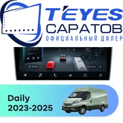 Штатная магнитола TEYES CC4 Pro 12/256 10.36" для Iveco Daily 2023-2025