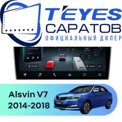 Штатная магнитола TEYES CC4 Pro 8/128 10.36" для Changan Alsvin V7 2014-2018