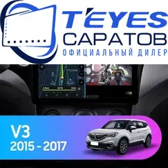 Штатная магнитола TEYES CC3 2K 4/64 10.36" для Brilliance V3 2015-2017