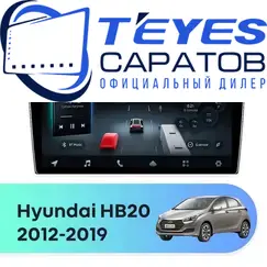 Штатная магнитола TEYES CC4 Pro 12/256 9.5" для Hyundai HB20 2012-2019