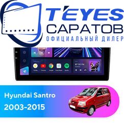 Штатная магнитола TEYES CC3 4/32 9" для Hyundai Santro 2003-2015