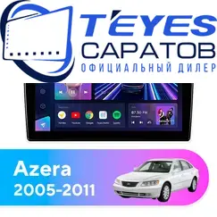 Штатная магнитола TEYES CC3 2K 4/32 9.5" для Hyundai Azera 2005-2011