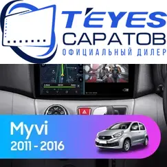 Штатная магнитола TEYES CC3 2K 4/32 10.36" для Perodua Myvi 2011-2016