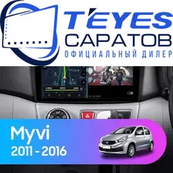 Штатная магнитола TEYES CC3 4/32 10.2" для Perodua Myvi 2011-2016