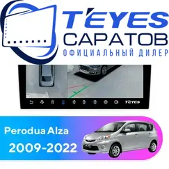 Штатная магнитола TEYES CC3 2K 360 6/128 10.36" для Perodua Alza 2009-2022
