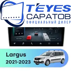 Штатная магнитола TEYES CC4 Pro 8/128 9.5" для ВАЗ (LADA) Largus 2021-2023 - комплектация [F1]