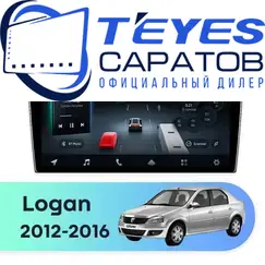 Штатная магнитола TEYES CC4 Pro 8/128 9.5" для Dacia Logan 2012-2016