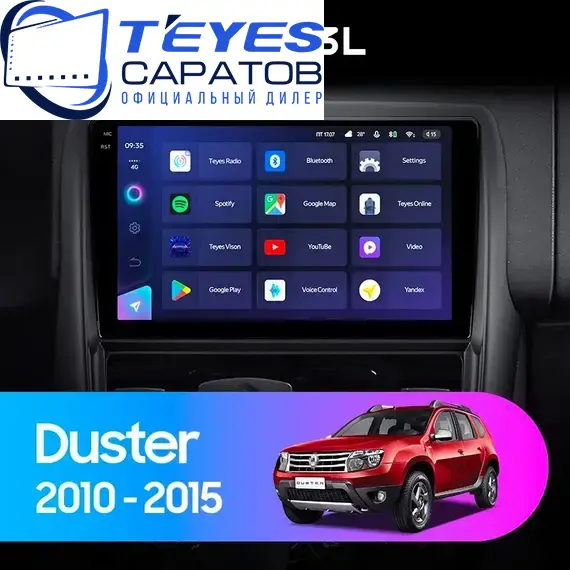 Штатная магнитола TEYES CC3L 4/32 9" для Renault Duster 2010-2015