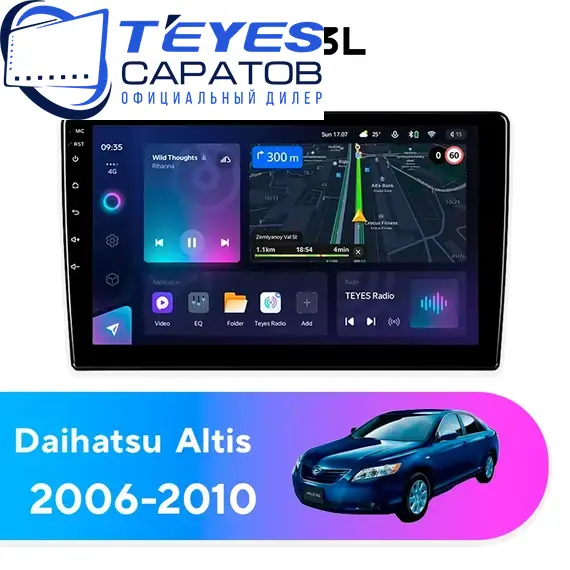 Штатная магнитола TEYES CC3L 4/32 10.2" для Daihatsu Altis 2006-,201