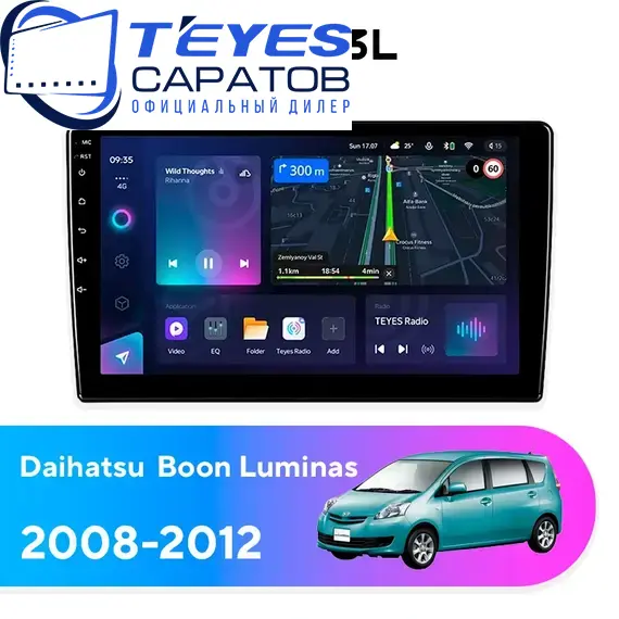 Штатная магнитола TEYES CC3L 4/32 10.2" для Daihatsu Boon Luminas 2008-2012