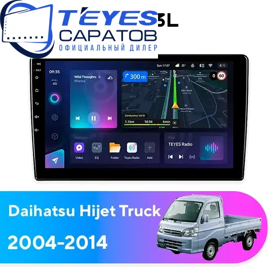 Штатная магнитола TEYES CC3L 4/32 9" для Daihatsu Hijet Truck 2004-2014