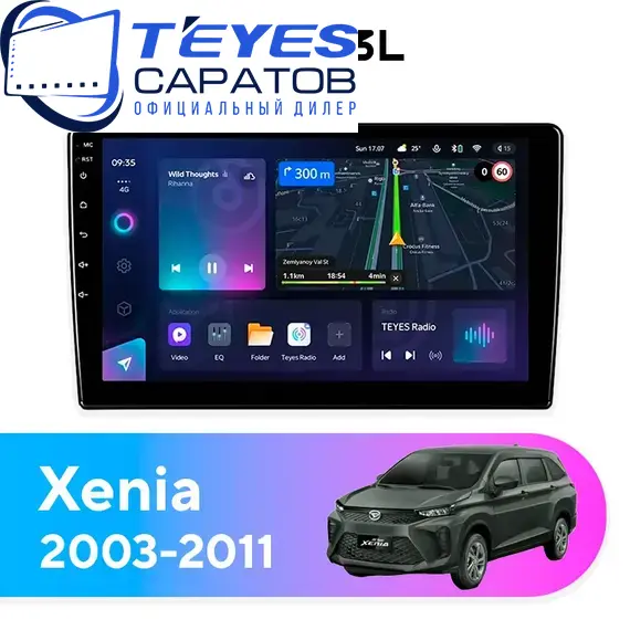 Штатная магнитола TEYES CC3L 4/32 9" для Daihatsu Xenia 2003-2011