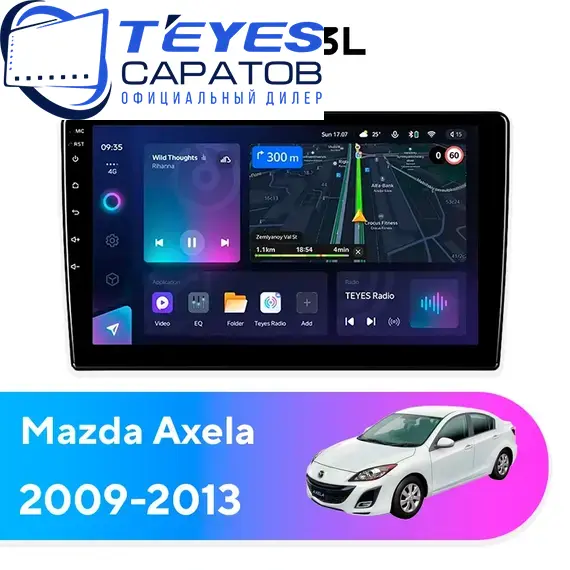 Штатная магнитола TEYES CC3L 4/32 9" для Mazda Axela 2009-2013
