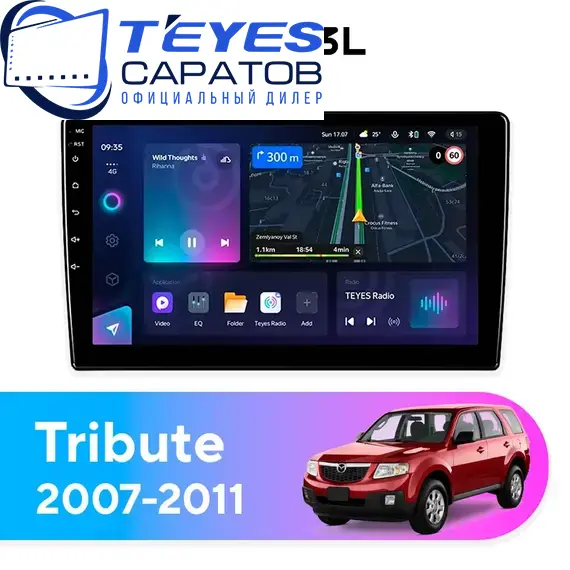Штатная магнитола TEYES CC3L 4/32 9" для Mazda Tribute 2007-2011