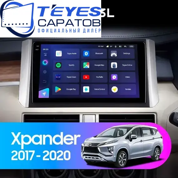 Штатная магнитола TEYES CC3L 4/64 10.2" для Mitsubishi Xpander 2017-2023 - комплектация [F2]