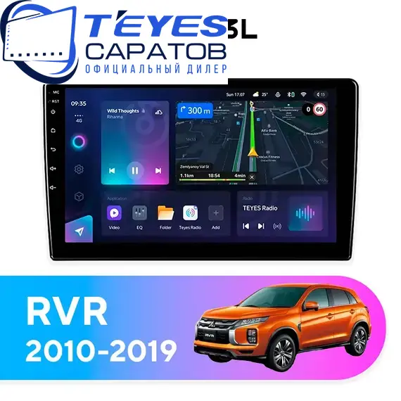 Штатная магнитола TEYES CC3L 4/32 9" для Mitsubishi RVR 2010-2019