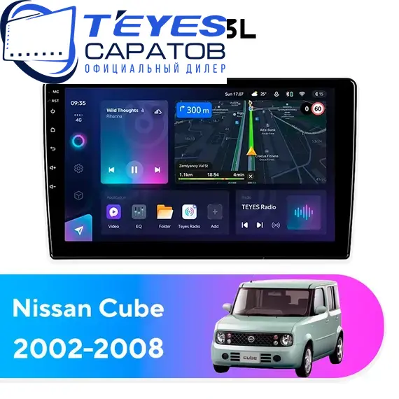 Штатная магнитола TEYES CC3L 4/32 10.2" для Nissan Cube 2002-2008