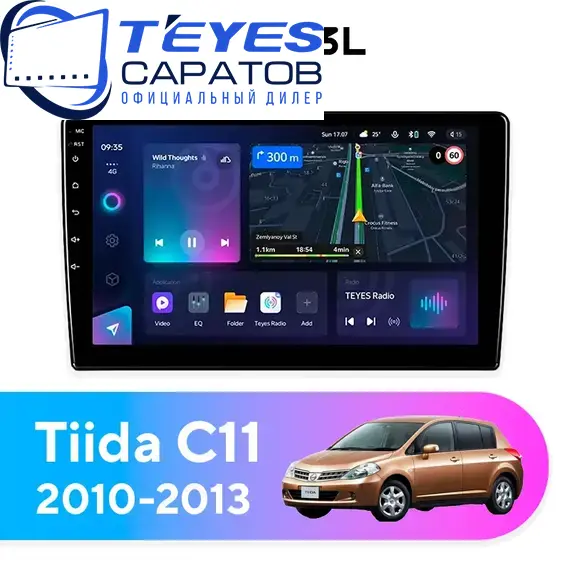 Штатная магнитола TEYES CC3L 4/32 9" для Nissan Tiida 2010-2013