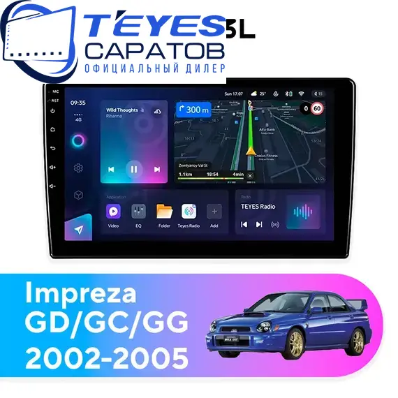 Штатная магнитола TEYES CC3L 4/64 9" для Subaru Impreza 2002-2005 - комплектация [F2]