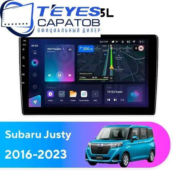 Штатная магнитола TEYES CC3L 4/32 10.2" для Subaru Justy 2016-2023
