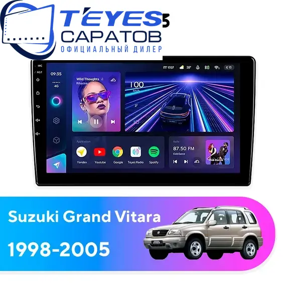 Штатная магнитола TEYES CC3 4/32 9" для Suzuki Grand Vitara 1998-2005