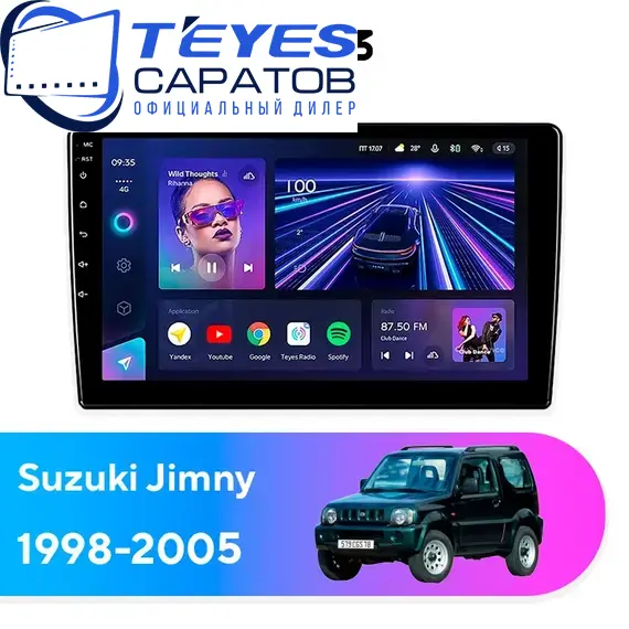 Штатная магнитола TEYES CC3 4/64 9" для Suzuki Jimny 1998-2005