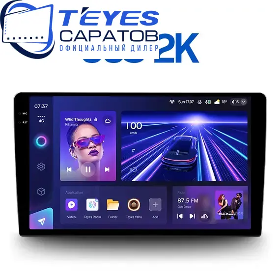 Штатная магнитола TEYES CC3 2K 1Din | 10.36" | 4/32 Gb