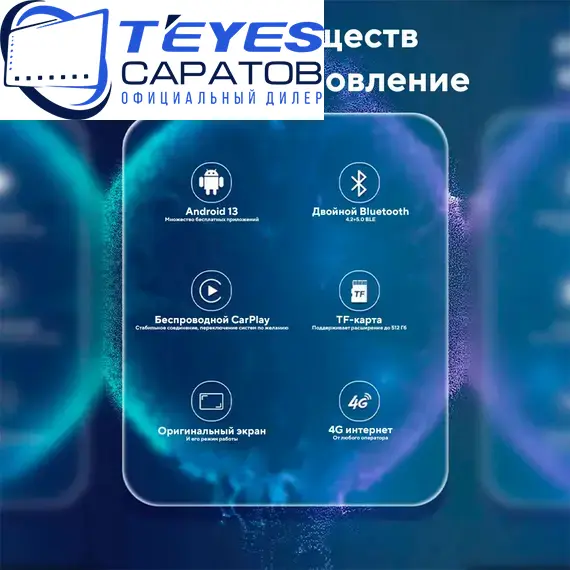 Мультимедийный блок для потоковой передачи Android 13 (8/128 Gb) через штатную систему CarPlay, изображение 4