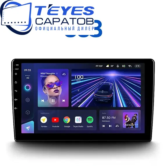 Штатная магнитола TEYES CC3 | 10.2" | 4/32 Gb