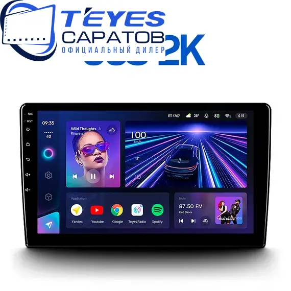 Штатная магнитола TEYES CC3 2K | 9.5" | 4/64 Gb
