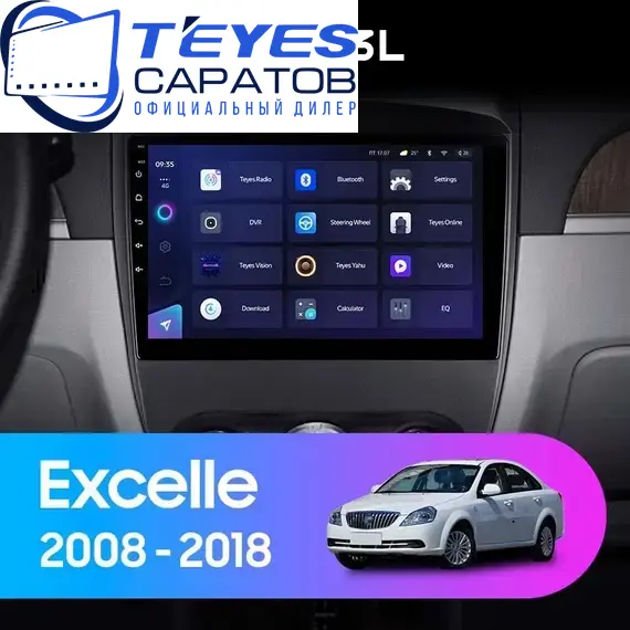 Штатная магнитола TEYES CC3L 4/64 10.2" для Buick Excelle 2015-2017