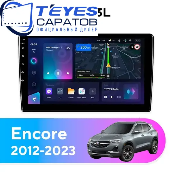 Штатная магнитола TEYES CC3L 4/64 9" для Buick Encore 2012-2023