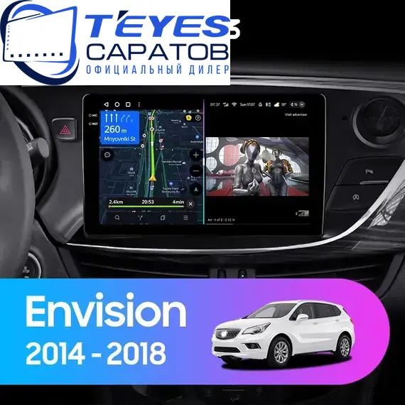 Штатная магнитола TEYES CC3 6/128 10.2" для Buick Envision 2016-2018, Оперативная память: 6 Gb, Версия устройства: CC3, Встроенная память: 128 Gb, Диагональ экрана: 10.2", Комплектация: Один вариант