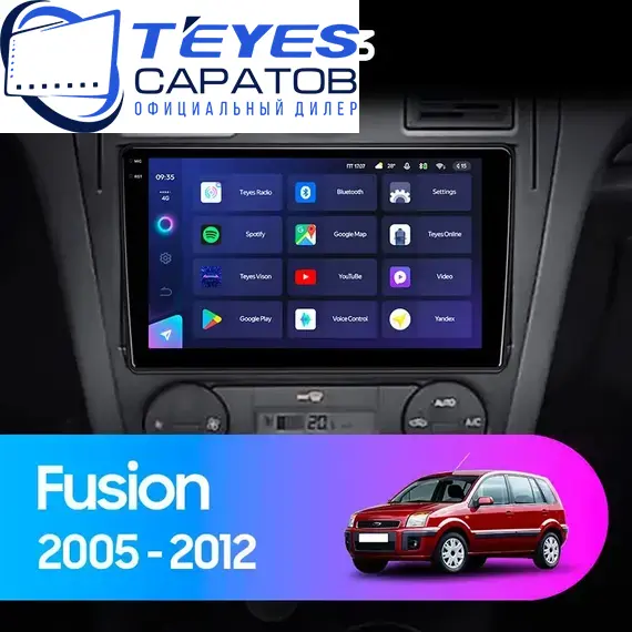 Штатная магнитола TEYES CC3 4/32 10.2" для Ford Fusion 2005-2012