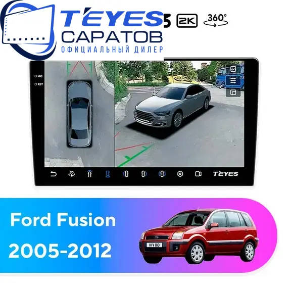 Штатная магнитола TEYES CC3 2K 360 6/128 10.36" для Ford Fusion 2005-2012