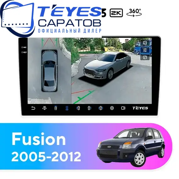 Штатная магнитола TEYES CC3 2K 360 6/128 10.36" для Ford Fusion 2005-2012