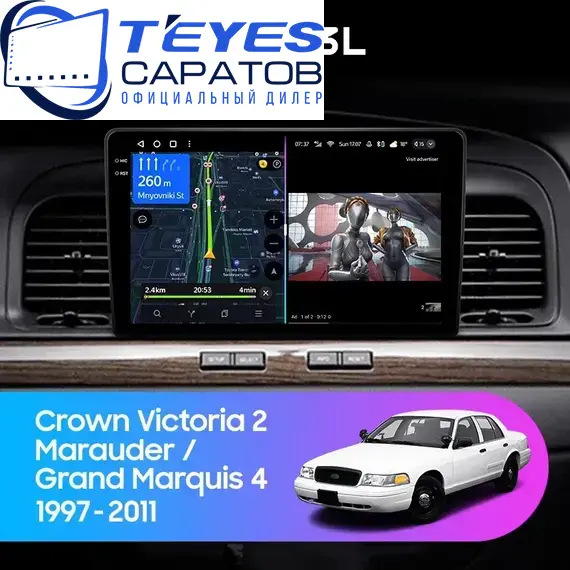 Штатная магнитола TEYES CC3L 4/32 9" для Mercury Marauder 2002-2004