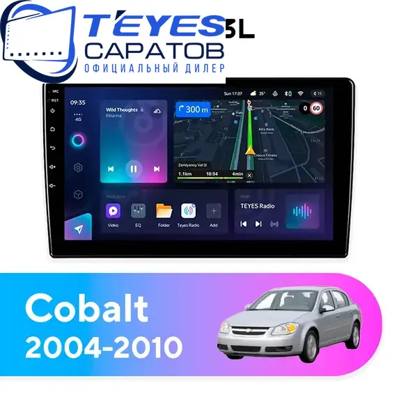 Штатная магнитола TEYES CC3L 4/64 10.2" для Chevrolet Cobalt 2004-2010